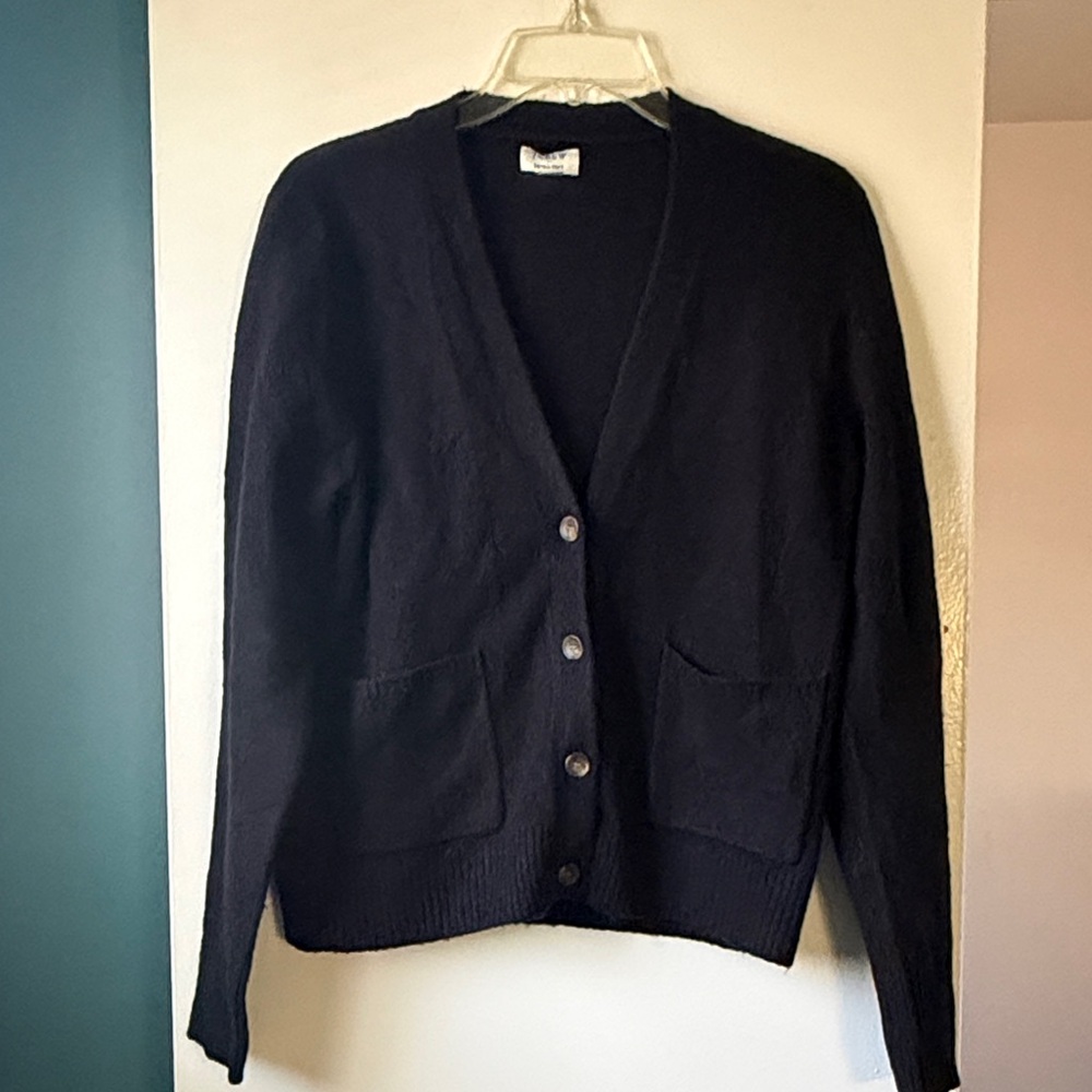J. Crew Women's Black Cardigan Sweater